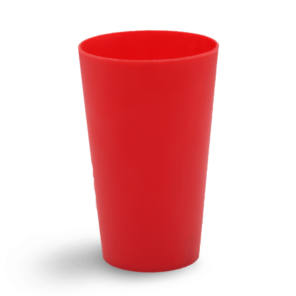 Unprinted reusable coffee cup