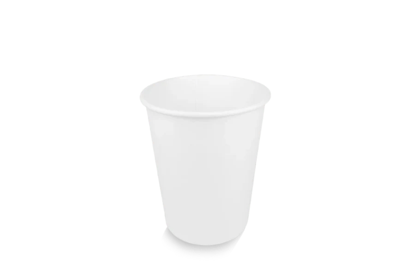 Cardboard coffee cup 230cc 8oz White