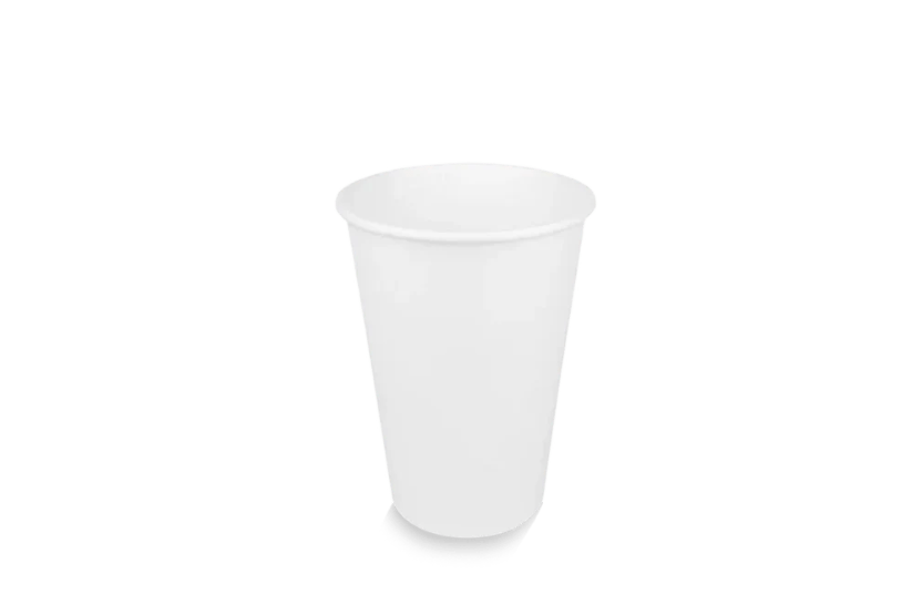 Cardboard coffee cup 180cc 7.5oz white FSC mix