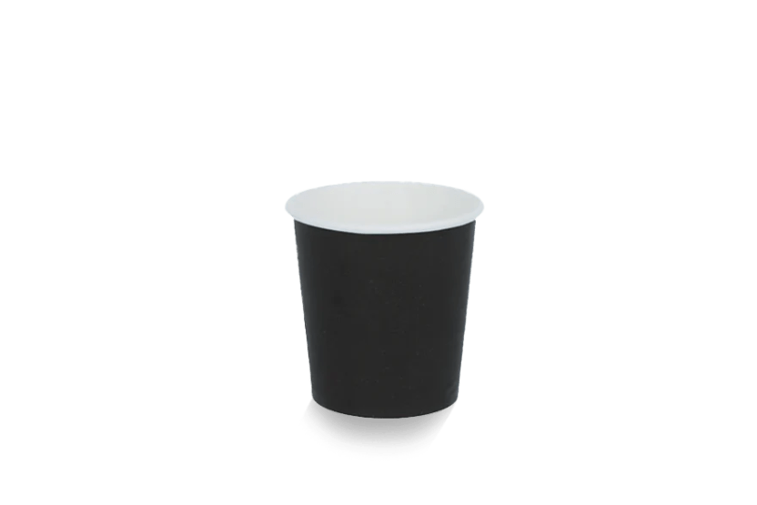 Cardboard coffee cup 120cc 4oz black FSC® Mix