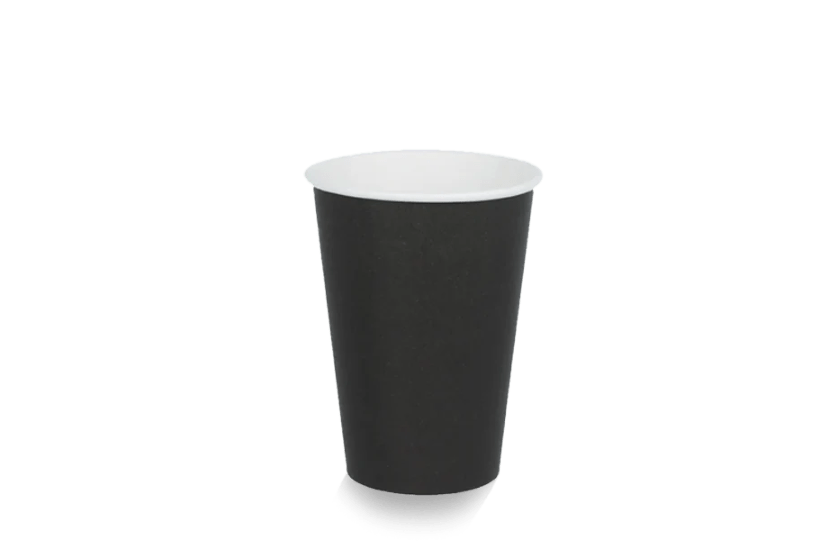 Cardboard coffee cup 180cc 7.5oz black FSC® Mix